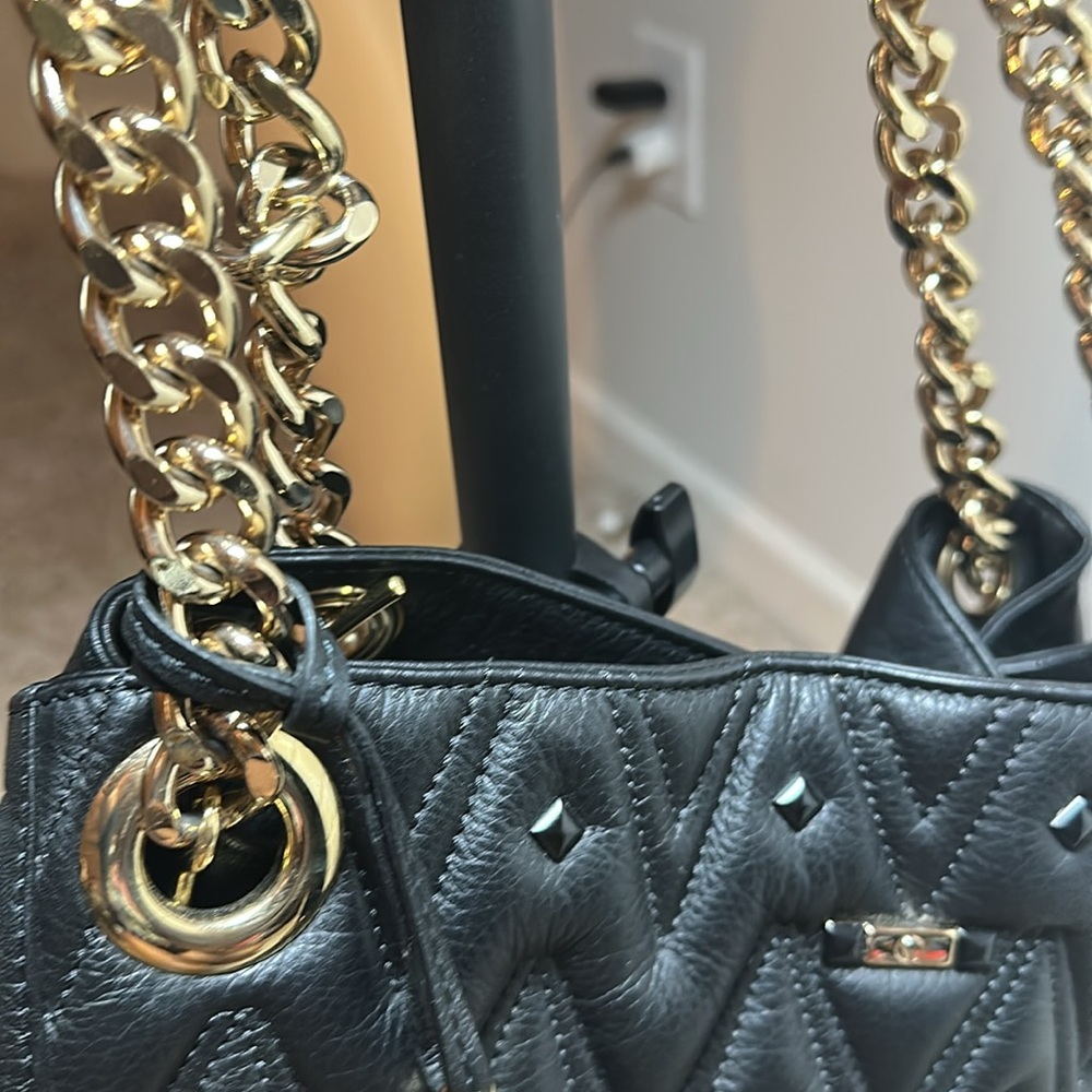 Valentino Black Quilted Handbag - Picture 9 of 11